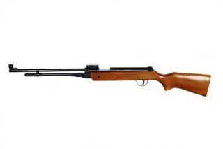 Tactical Crusader Break Barrel .177 Caliber Pellet Rifle with Fixed Barrel and Cocking Lever, Brown/Wood  Hunting Air Rifles  Sports & Outdoors