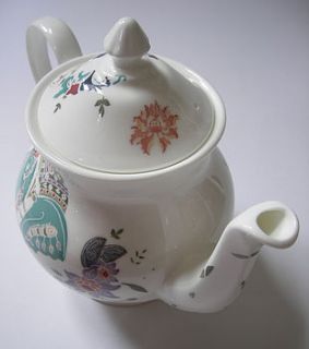 camellia teapot by izzy illustration and design