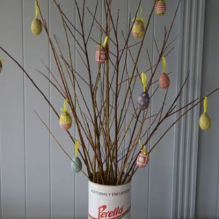 willow easter egg tree by the artisan dried flower company
