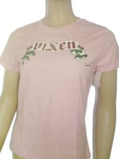 Womens Target Pink Vixen Christmas T Shirt (Medium)