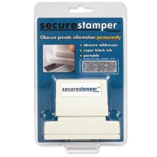 Xstamper   Privacy Stamp, Large, 1"x2 3/16", Black, Sold as 1 Package, XST 35301 Electronics