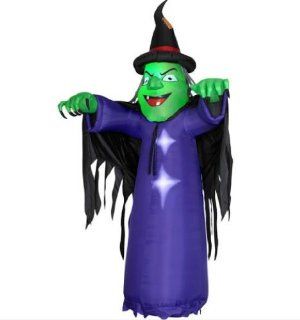 12 Ft. Gemmy Halloween Airblown Inflatable   Scary Witch
