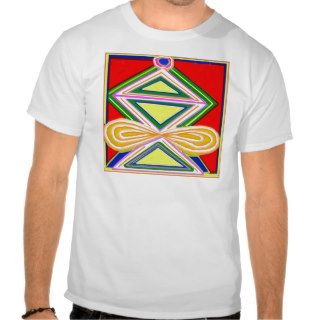 HALU HALOO Karuna Reiki   Tripod Triangle Symbols Tee Shirt