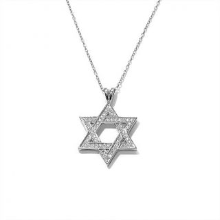 .70ct Absolute™ Pavé Star of David Pendant with 18" Chain