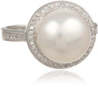 Bella Pearl Fancy Big Pearl Ring, Size 8 Jewelry