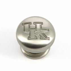 University of Kentucky Wildcats Satin Nickel Cabinet Knobs (Pack of 2) Stone Mill Cabinet Hardware