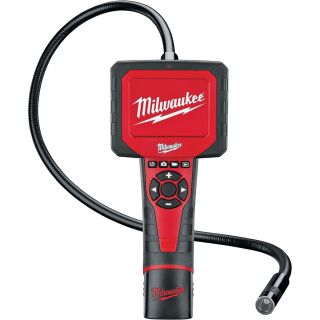 Milwaukee M-Spector AV M12 Cordless Multimedia Kit — 9.5mm Analog Camera, Model# 2312-21  Scopes