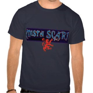 Mista SCARY Water Logo Rampant Lion T shirt