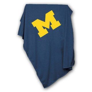 Michigan Wolverines Sweatshirt Blanket/Throw   NCAA College Athletics  Sports Fan Throw Blankets  Sports & Outdoors