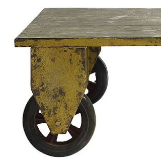 nordal train table on wheels by idea home co