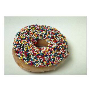 Delicious Rainbow sprinkle donut Announcements