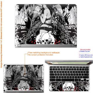 Decalrus   Matte Decal Skin Sticker for Google Samsung Chromebook with 11.6" screen (IMPORTANT read Compare your laptop to IDENTIFY image on this listing for correct model) case cover Mat_Chromebook11 171 Computers & Accessories
