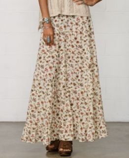 Denim & Supply Ralph Lauren Tiered Semi Sheer Maxi Skirt   Skirts   Women