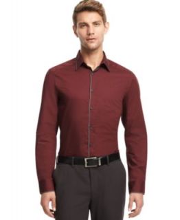 Kenneth Cole Reaction Shirt, Double Pocket Pinstriped Dress Shirt   Casual Button Down Shirts   Men