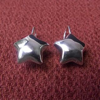 sterling silver lucky star earrings by tales from the earth