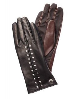 MICHAEL Michael Kors Leather Astor Gloves   Handbags & Accessories