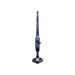 Rowenta RH8552 Delta Force 18V Cordless Bagless Energy Star Rated Stick Vacuum Cleaner with 40 Minute Runtime and Floor Carpet Functions, Blue   Household Stick Vacuums