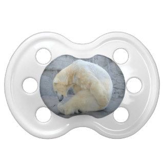 Sleeping Polar Bear Baby Pacifier