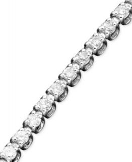 Diamond Bracelet, 14k White Gold Diamond Tennis Bracelet (6 ct. t.w.)   Bracelets   Jewelry & Watches