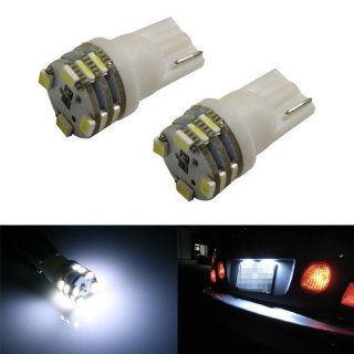 iJDMTOY 12 SMD 168 194 2825 T10 LED License Plate Light Bulbs, Xenon White Automotive