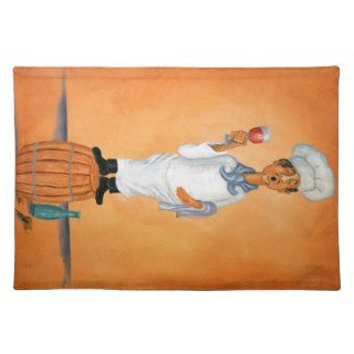 Singing Chef "Guido Bessa Pucci" Placemat