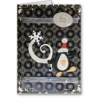 Penguin Holiday Greeting Card