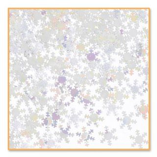Beistle Iridescent Snowflakes Confetti Kitchen & Dining
