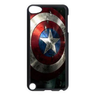 Custom Captain America Hard Back Cover Case for iPod touch 5th IPH168 Cell Phones & Accessories