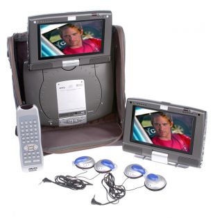 G2G Gear Car DVD in a Bag with Two 7 in. LCDs (Refurbished) Mobile Video