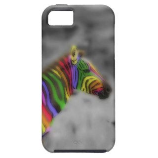 Rainbow Zebra iPhone 5 Cases