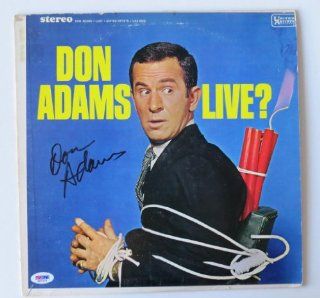 Don Adams Signed "Don Adams Live?" Authentic Autographed Record Album (PSA/DNA) Entertainment Collectibles