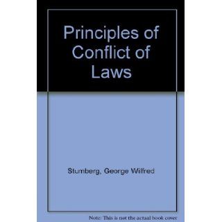 Principles of Conflict of Laws Books