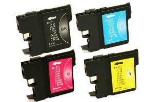 4PK NON OEM LC61 Set For Brother LC61BK LC61C LC61M LC61Y Ink Cartridge For DCP 165C DCP 385C DCP 585CW MFC 250C MFC 255CW High Quality Electronics