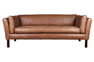 london leather sofa groucho style sofa by vintageleathersofas.