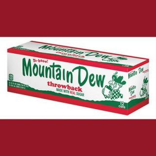 Mountain Dew Throwback Soda 12 oz, 12 pk