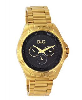 D&G Watch, Mens Gold Ion Plated Stainless Steel Bracelet DW0653   Watches   Jewelry & Watches