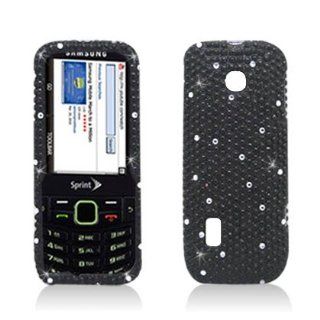 Aimo Wireless HWM570PCDI161 Bling Brilliance Premium Grade Diamond Case for Huawei Verge M570   Retail Packaging   Black Cell Phones & Accessories