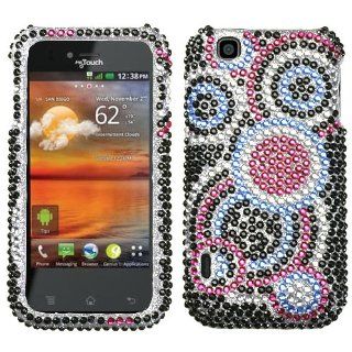 Jewel Rhinestone Diamond Case Protector Cover (Bubbles) for LG myTouch 4G E739 LG Maxx Touch T Mobile Cell Phones & Accessories