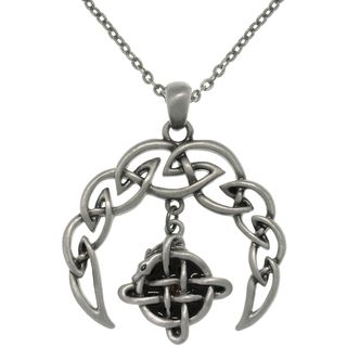 CGC Pewter Alloy Celtic Crescent Necklace Carolina Glamour Collection Men's Necklaces