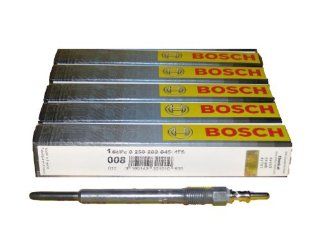 5 Piece Set of Bosch OEM Glow Plugs # 0250202142 / 80036   Mercedes Benz / Dodge / Freightliner #'s 001 159 49 01 / 001 159 51 01   NEW OEM (Updated Version of Bosch 0250202045) Automotive
