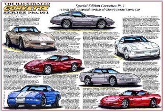 Illustrated Corvette Series No. 161   1978   2003 Special Edition Corvettes   Prints