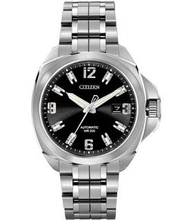Citizen Mens Automatic Grand Touring Eco Drive Stainless Steel Bracelet Watch 44mm NB0070 57E   Watches   Jewelry & Watches
