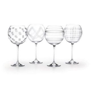 Mikasa Expressions Balloon Glasses   Set Of 4 Kitchen & Dining