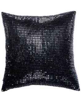 Donna Karan Home Reflection Silver 12 Square Decorative Pillow   Bedding Collections   Bed & Bath