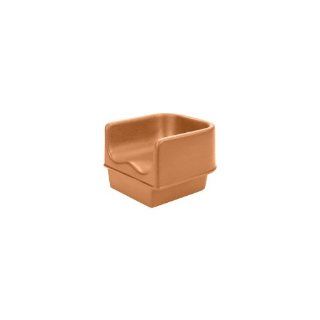 Cambro 100BC157 Coffee Beige Single Height Booster Seat without Strap