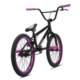 SE Wildman BMX Bike Matte Black/Purple 20in