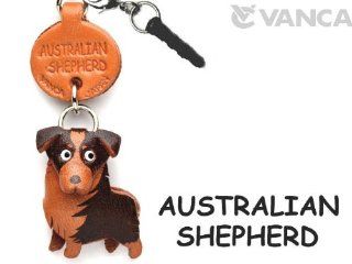 Australian Shepherd Leather Dog Earphone Jack Accessory / Dust Plug / Ear Cap / Ear Jack *VANCA* Made in Japan #47768 Cell Phones & Accessories