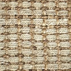Kolkata Natural Tan and Beige Textured Jute Rug (8' x 10') 7x9   10x14 Rugs