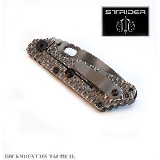 Strider SNG GG CPM154 With New Style Lock Gunner Grip Black G10 Tiger Stripe Blade   NEW