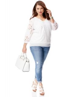 Plus Size Spring 2014 Trend Report Sporty Chic Striped Top Look   Plus Sizes